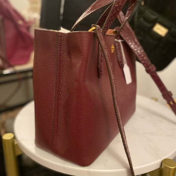 Tory Burch Deep Red Crossbody Bag - Picture 2 of 4